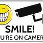 Printable Smile You're On Camera Sign