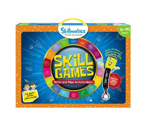 Buy Skillmatics Educational Game Skill Games Reusable Activity Mats With 2 Marker Pens Ts