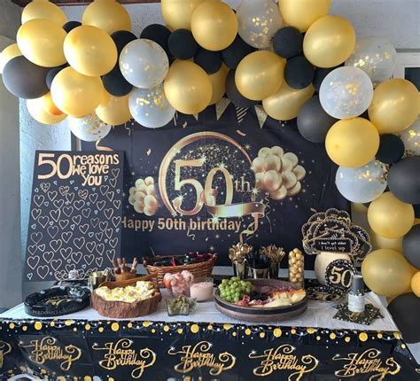 50th Birthday Party 50th Birthday Party Decorations 40th Birthday Party Food 50th B 50th