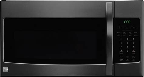 Check spelling or type a new query. Kenmore 83337 1.7 cu. ft. Over-the-Range Microwave - Black Stainless Steel