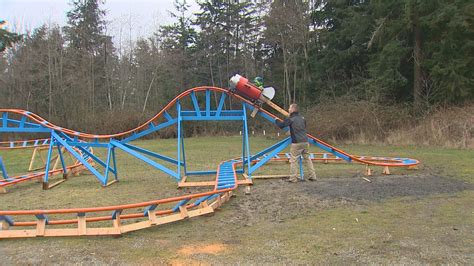 Dad Builds Diy Backyard Roller Coaster Everything Is Awesome