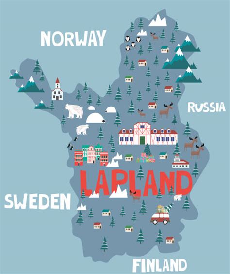 Swedish Lapland Map