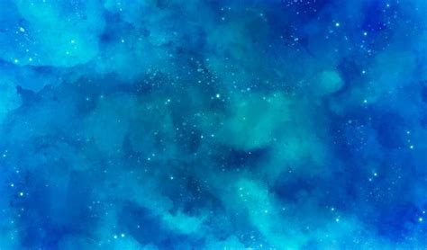 Premium Vector Abstract Blue Watercolor Texture Background Galaxy