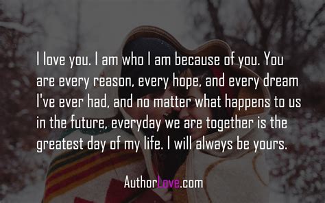 I Love You I Am Who I Am Because Of You Love Quotes