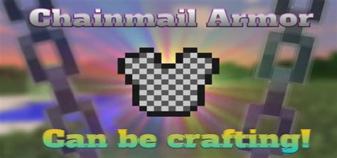 Chainmail Armor Can Be Crafting Minecraft Pe Addonmod 116058 1160