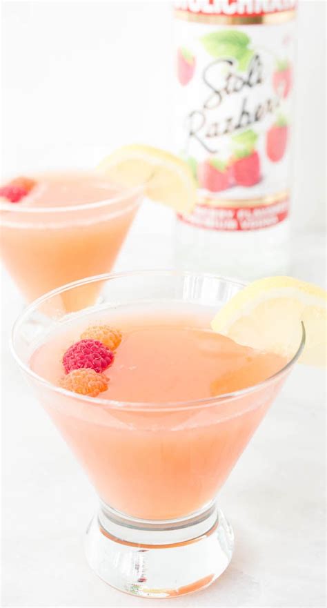 Pink Lemonade Raspberry Cocktail Recipe Cooking With Janica