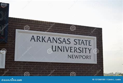 Arkansas State University Newport Marked Tree Arkansas Editorial Stock