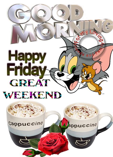 Good Morning Happy Friday Images Printable Template Calendar