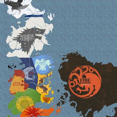 Mapas De Poniente Game Of Thrones En Español Amino