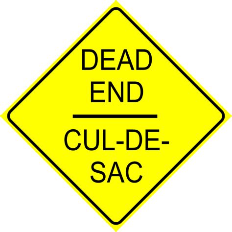 Dead End Sign Mutcdc River Signs