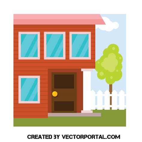 Modern House Royalty Free Stock Vector Clip Art