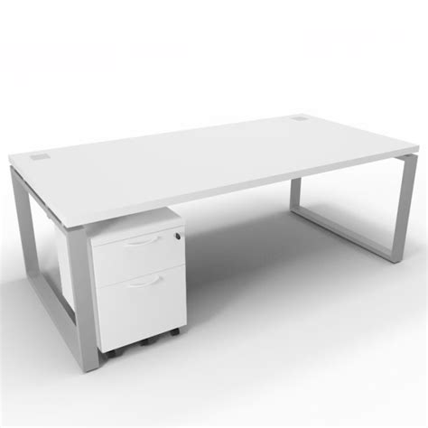 Astro Executive Loop Frame Desk Modesty Panel And Pedestal Bundle