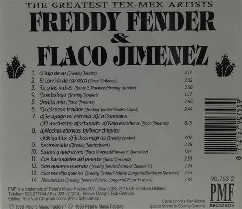 Freddy Fender And Flaco Jimenez The Greatest Tex Mex Artists Yeaah