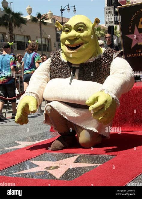 May 20 2010 Hollywood California Usa Shrek Receives Star On Walk Of Fame Credit Image
