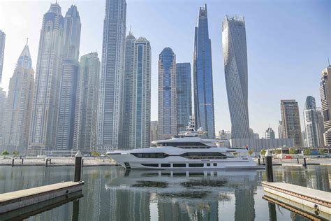 Majesty 120 First Yacht To Enter Dubai Harbour Marina