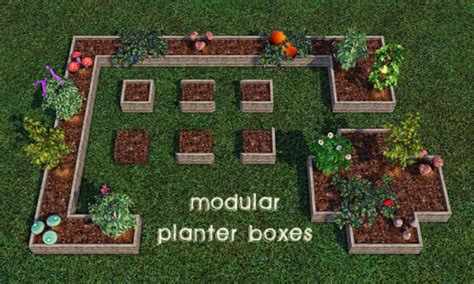 Gelinas Downloads Sims Planter Boxes Sims 4