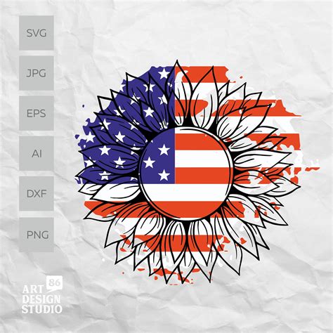 Free Free 335 Usa Sunflower Svg SVG PNG EPS DXF File