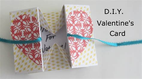 Diy Origami Box Valentines Card Tutorial Youtube