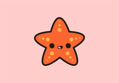 Starfish and clam shell illustration, drawing cartoon starfish seashell, shells and starfish, beach, animals, orange png | klipartz. Cute starfish by peppermintpopuk (con immagini) | Ninfe ...