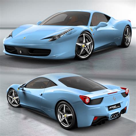 Ferrari 458 Italia Baby Blue 2 Speedlux