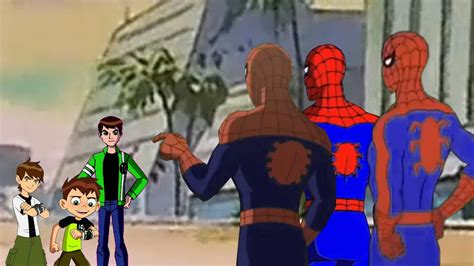 Ben 10 Ben 10 Reboot And Ben 10 Af Vs Spider Man Ultimate Spider Man