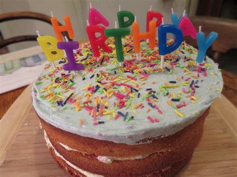 easy vanilla birthday cake and funfetti icing recipe