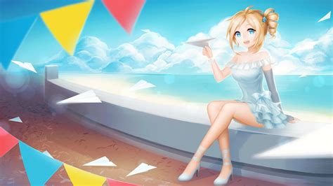 3840x2160 Cute Anime Girl Playing With Paper Planes 4k Hd 4k Wallpapers