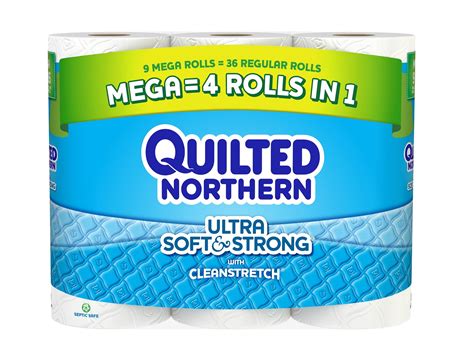 Quilted Northern Ultra Soft And Strong Toilet Paper 9 Mega Rolls
