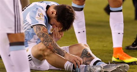 Crying Lionel Messi Becomes Meme After Copa America Loss Time