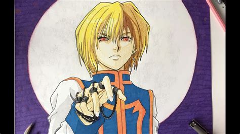 Speed Drawing Kurapika Hunter X Hunter Youtube