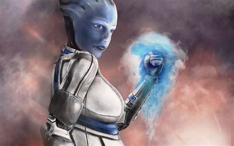 Mass Effect Liara Farthing Asari Biotic Cyborg Sci Fi