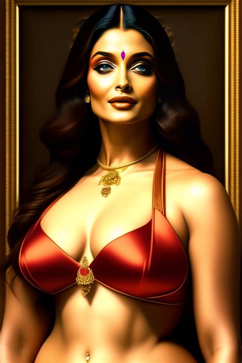 Lexica Portrait Of Full Body Exposed Aishwarya Rai Bikini Artwork By Leonardo Da Vinci