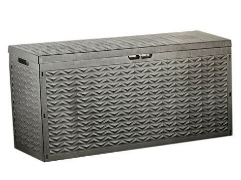 Vidaxl gartenbank mit stauraum truhenbank kissenbox gartentruhe sitzbank kissentruhe sitzbank truhenbox bank 132,5cm kunststoff weiß. Lidl: Florabest Gartentruhe günstig online kaufen - Aldido