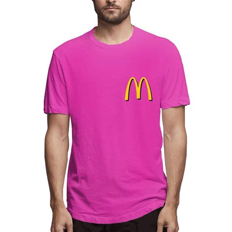 Daisyly Mens Mcdonalds Logo T Shirt Tshirt For Men Mens Short Sleeve Black Crew