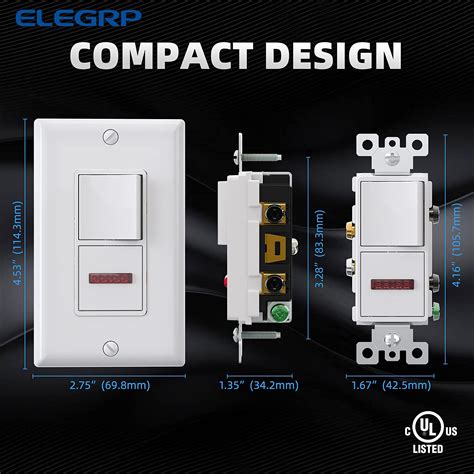 Mua Elegrp Single Pole Illuminated Light Switch Lighted Decorator