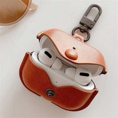 Dteck Leather Protective Cover For Airpods Pro Airpods 3 Charging