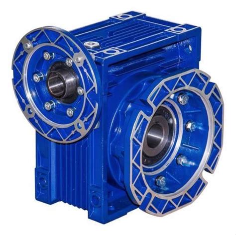 China Nmrv40 Hollow Shaft F2 Output Flange Worm Gear Gearbox With Iec