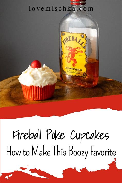 Fireball Cupcakes With Fireball Frosting In Fireball Cake Recipe