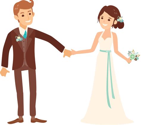 Wedding Png Clipart Bride And Groom Transparent Png Images Free