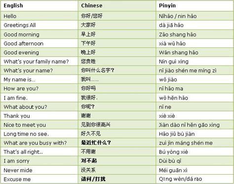 Some Common Chinese Phrases Saypeople Chinese Phrases Basic