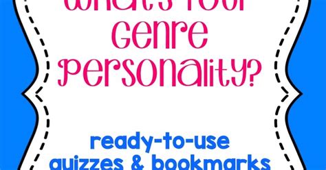 Mrs Readerpants Whats Your Genre Personality Quiz A Fun Way To
