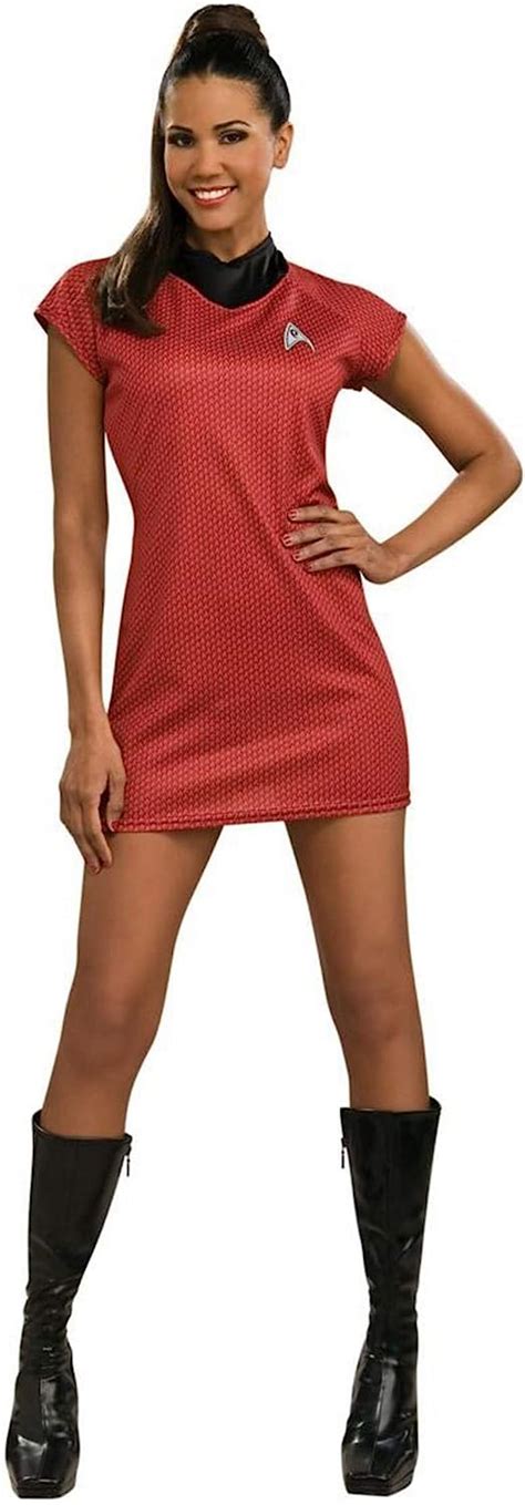 Deluxe Adult Star Trek Movie Red Dress Costume Clothing