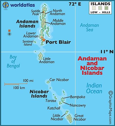 Andaman Nicobar Islands Map
