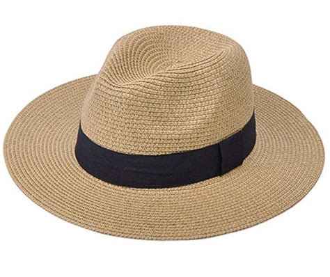 Lanzom Womens Wide Brim Sun Hat Khaki My Style Is Me