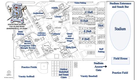 High School Campus Map
