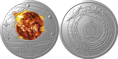 1 Dollar Proxima Centauri Milky Way 1 Oz Silver Coin 1 Niue 2023 Proof