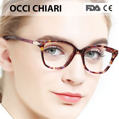 occi chiari italy design demi handmade clear lenses glasses prescription lens medical optical