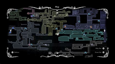 Completed Hollow Knight Map Lendinggerty