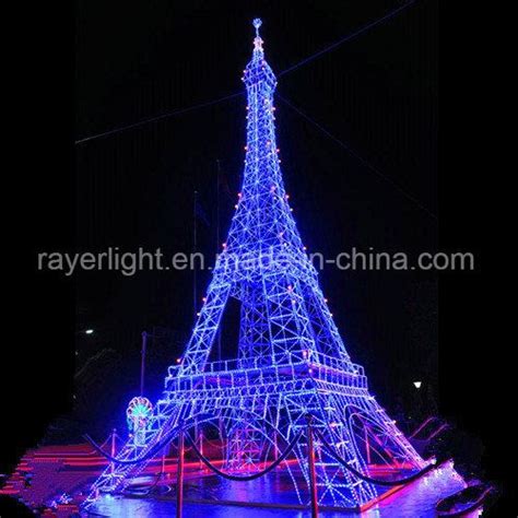 Awesome Eiffel Tower Outdoor Christmas Decoration