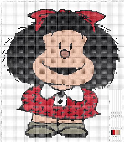 Dibujos Punto De Cruz Gratis Mafalda Punto De Cruz